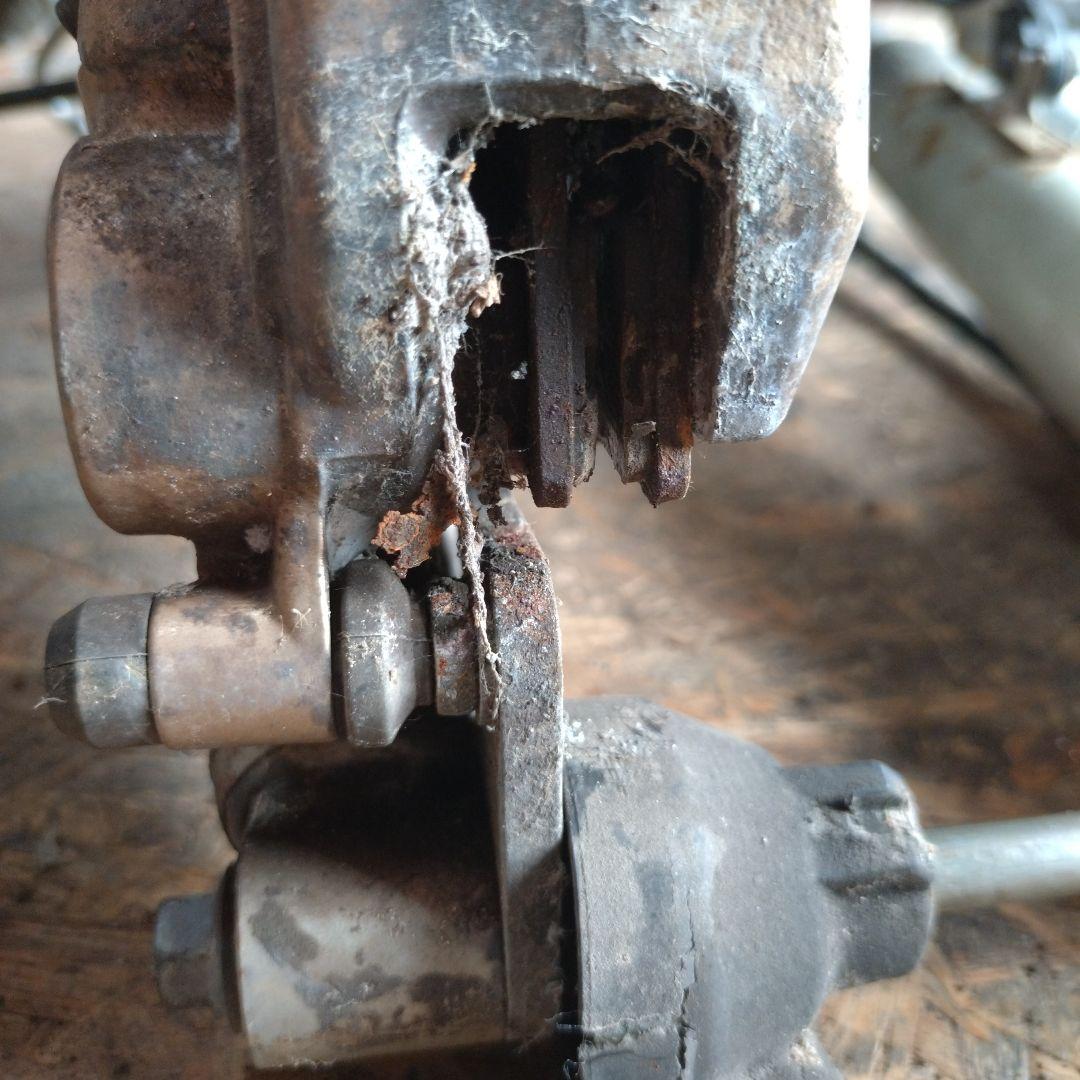 AF35 ライブディオ　フロントフォーク　ディスク