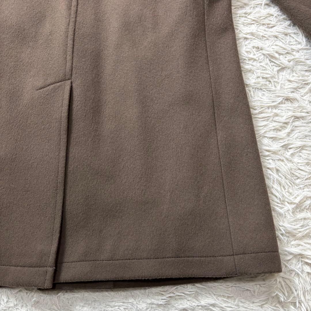 美品 ブラックレーベルクレストブリッジ フーデッドコート CBチェック