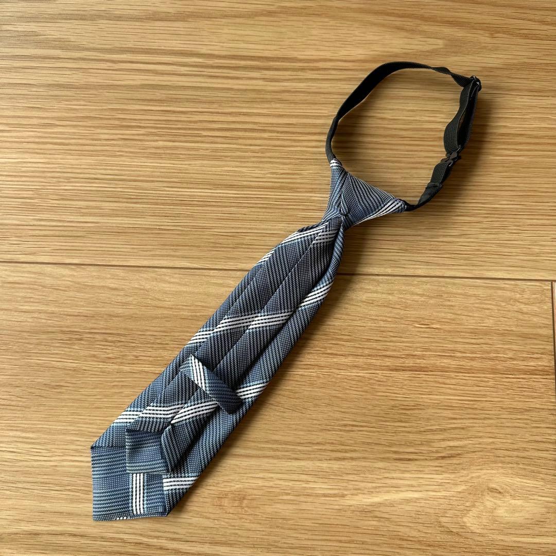 【美品】ショパン　キッズスーツ、シャツネクタイ　薄グレー　110