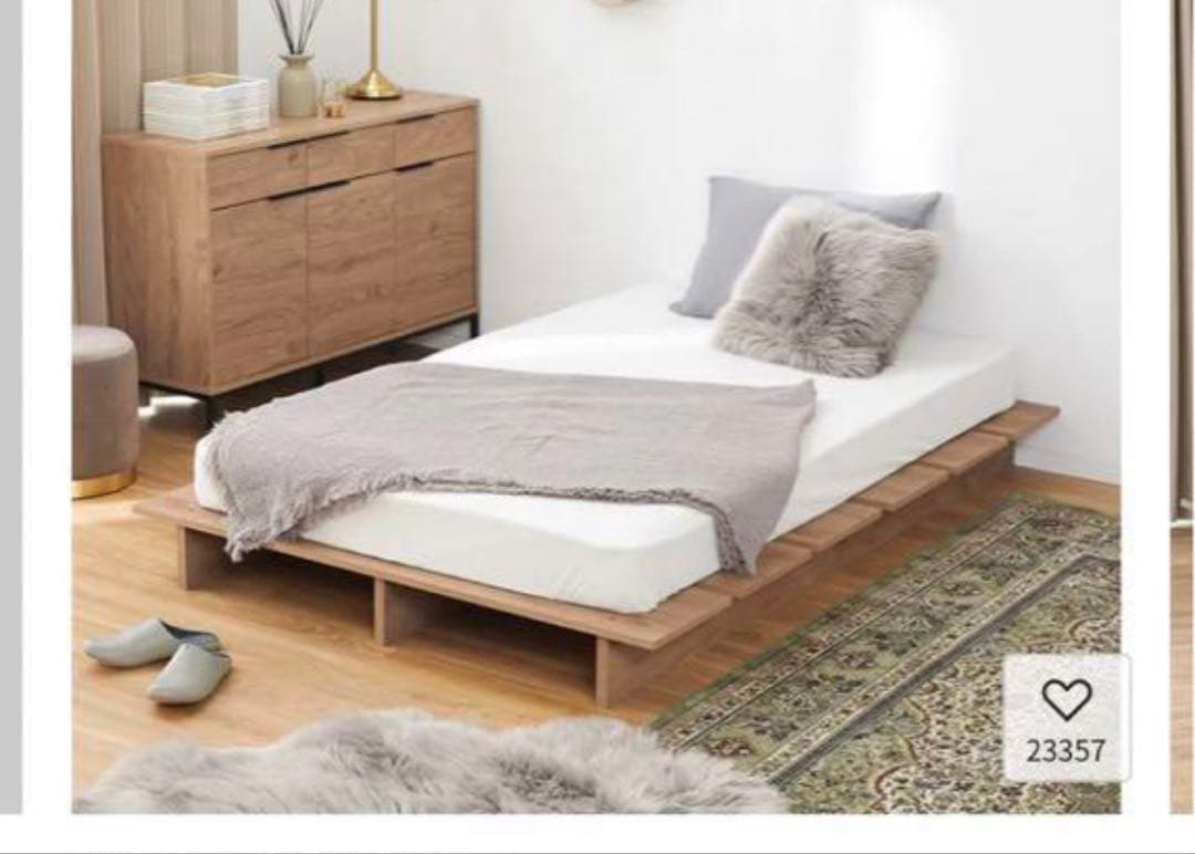 LOWYA ベッドフレーム