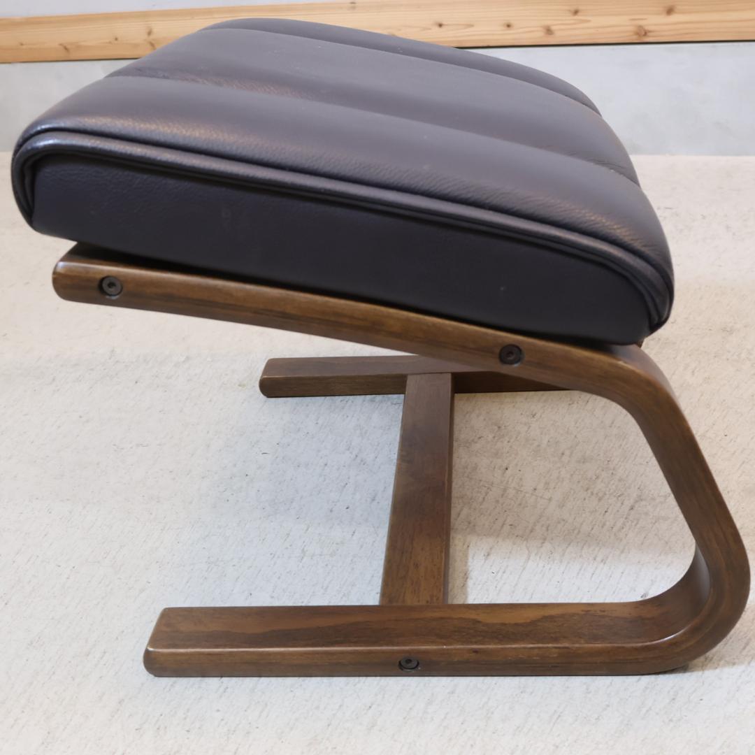 冨士ファニチア 本革 リクライニングチェア 1P オットマン パーソナルソファ