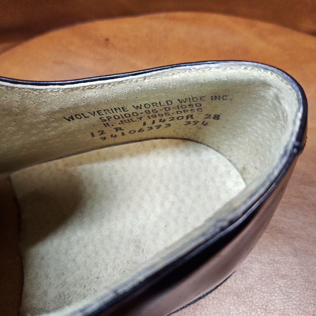 US NAVY WOLVERINE ウルヴァリン プレーントゥ サービスシューズ