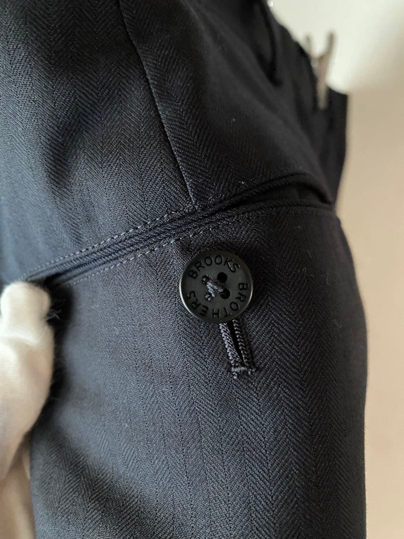 名作 ブルックスブラザーズ スーツ ストライプ hbt ネイビー