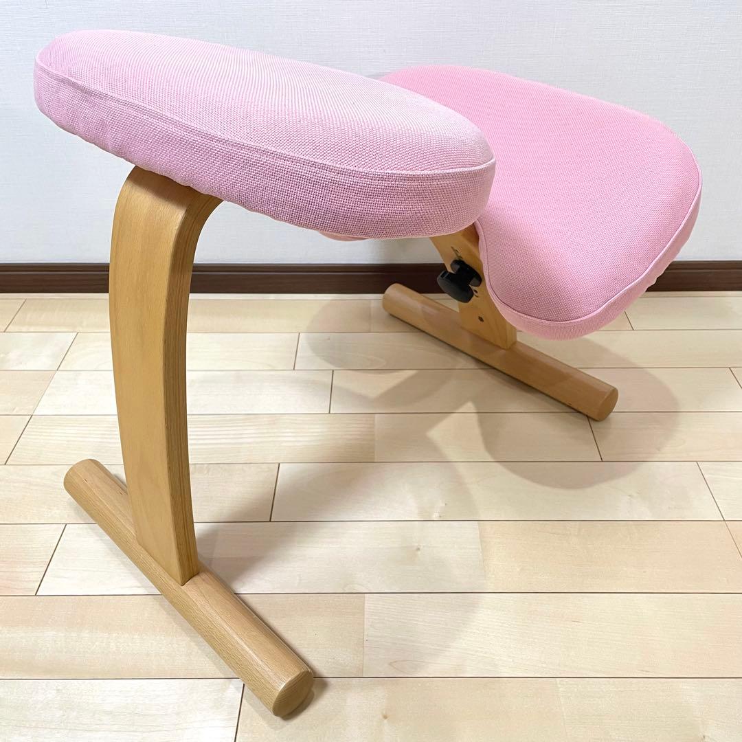 バランスラボ バランスチェア バランスイージー ピンク 中古品 サカモトハウス