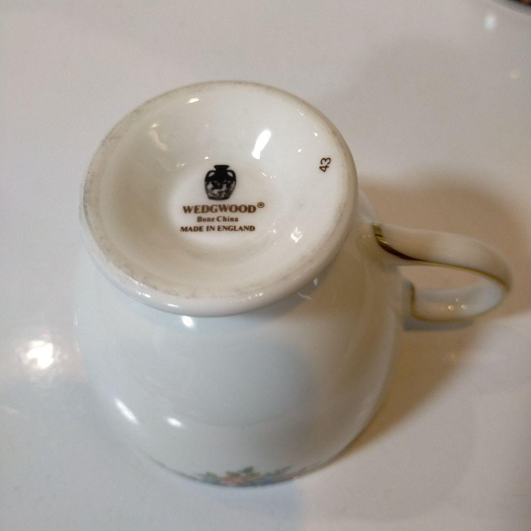  ウェッジウッド　黒壺オズボーン　コーヒーカップ＆ソーサー5客