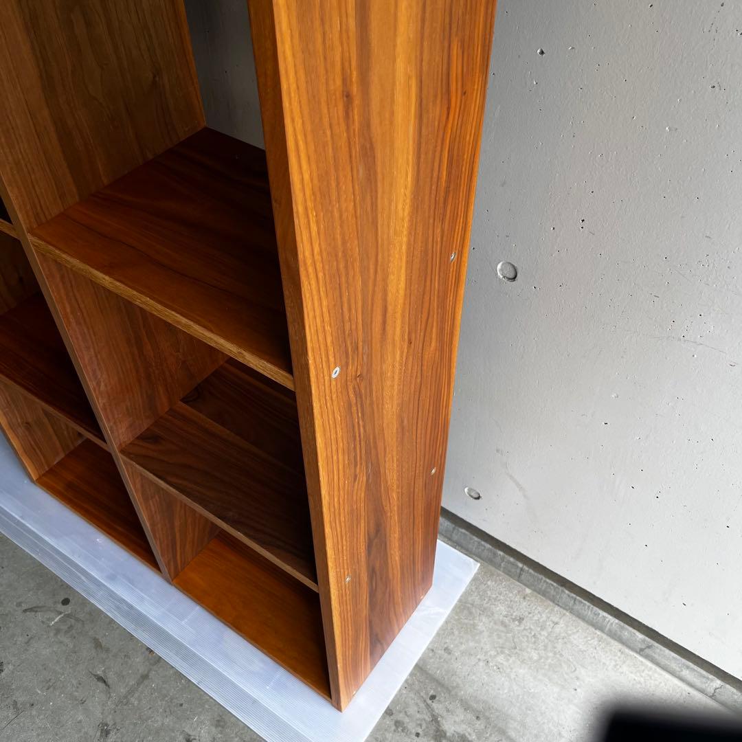 azushu★無印スタッキングシェルフセット・５段×3列ウォールナット材