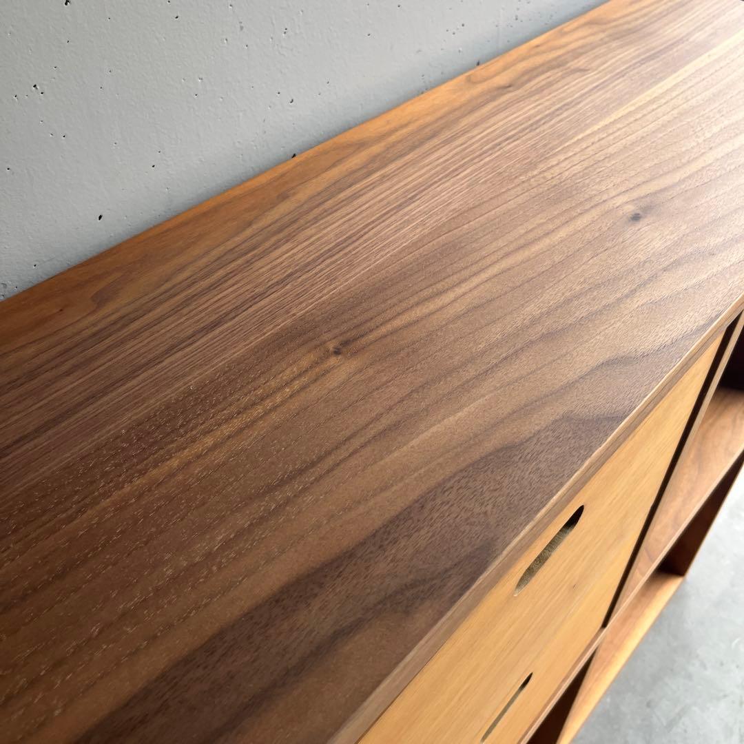 azushu★無印スタッキングシェルフセット・５段×3列ウォールナット材