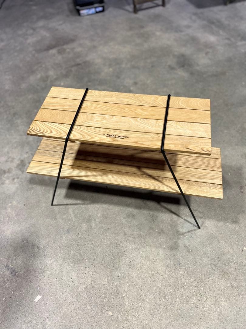 ミニマルワークス　モカシェルフ　キャンプ