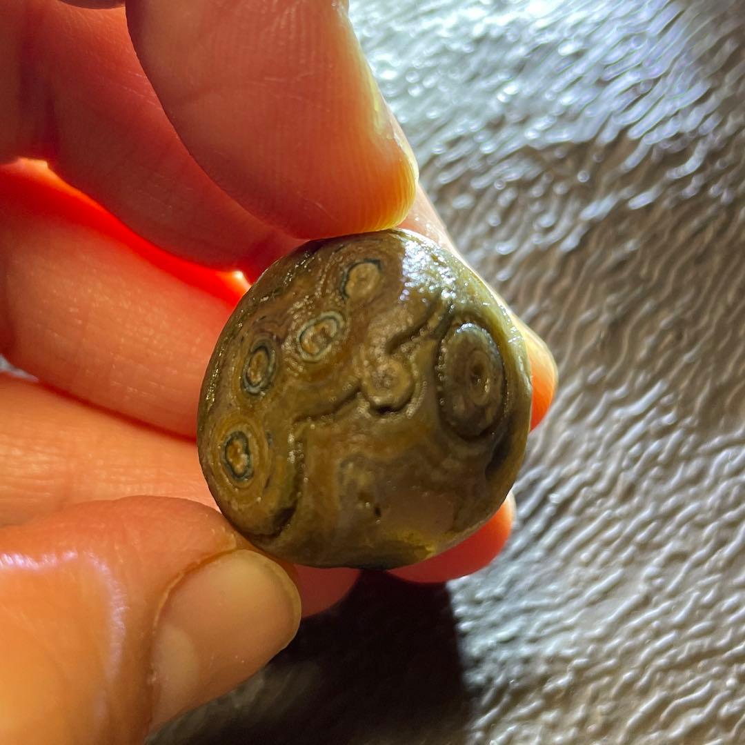 アラシャンゴビ目石瑪瑙5個セット(半透明)