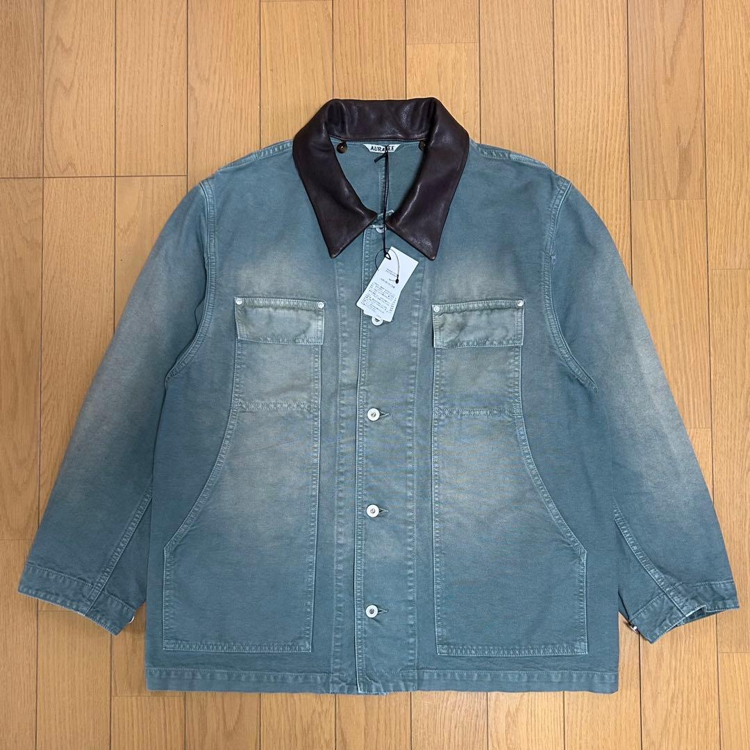 AURALEE ORGANIC COTTON DUCK BLOUSON 4サイズ