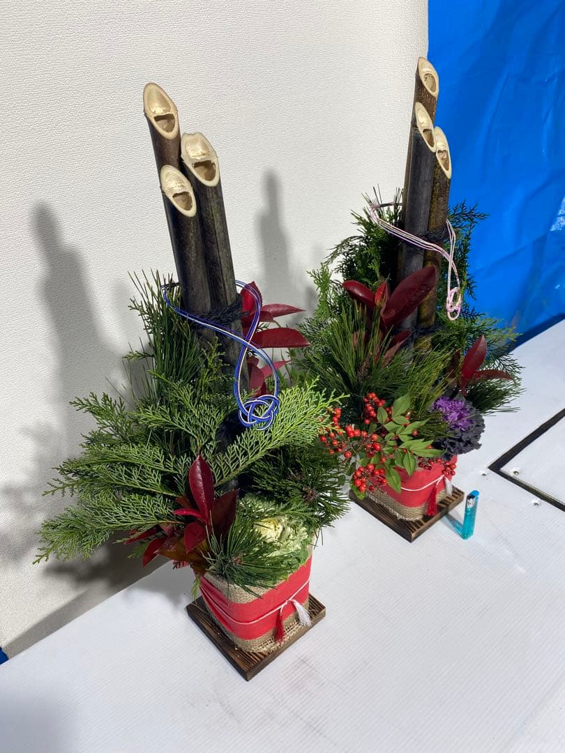 ぼくページ　門松一対　彩　60センチ