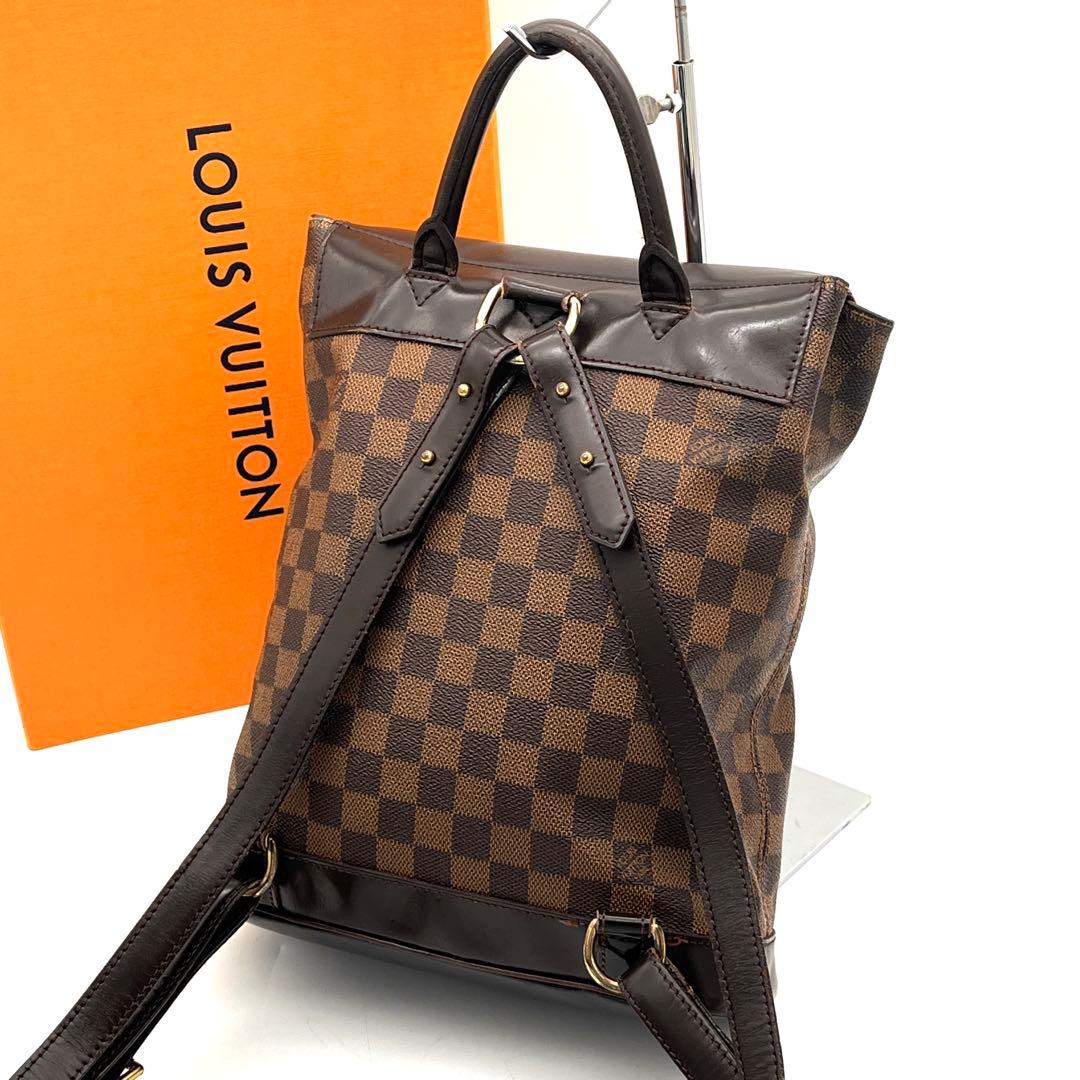 レア希少　ルイヴィトン　ダミエ　エベヌ　ソーホー　リュック　バックパック