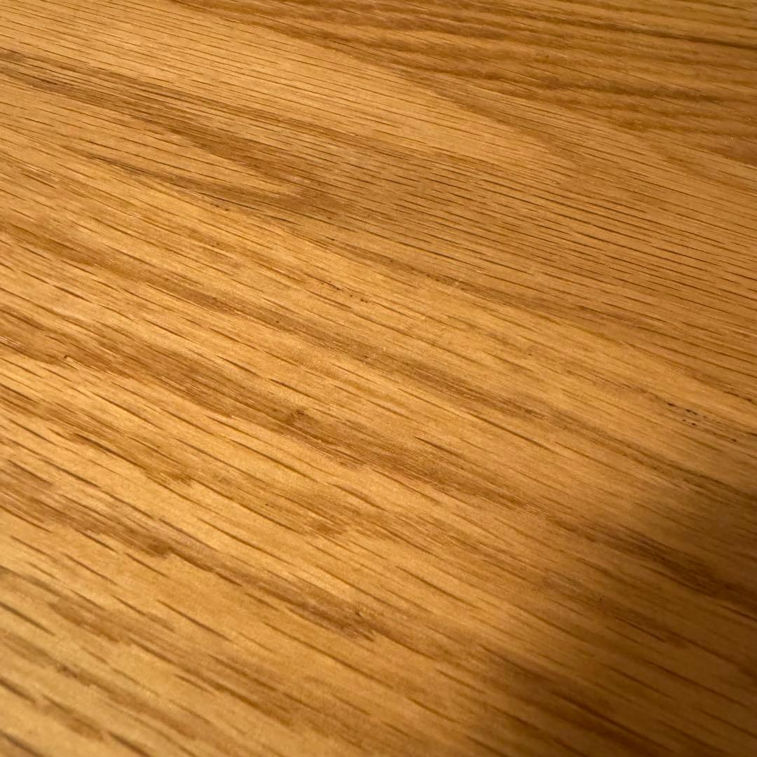 無印良品 無垢材デスクキャビネット(引出2段)オーク材 完成品 送料込 廃番