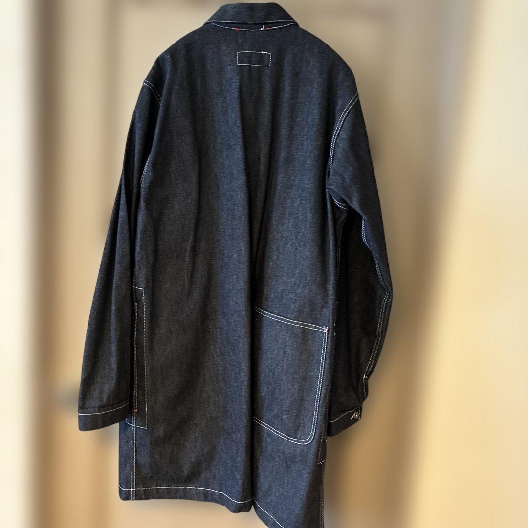美品エンジニアードガーメンツ WORKADAY インディゴデニム カバーオールM