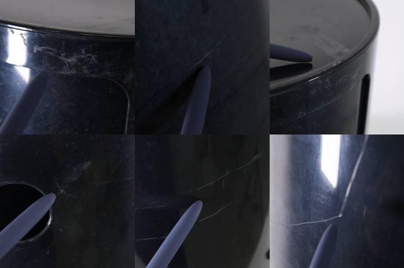 値下カルテル コンポニビリ ラウンドチェスト 3段 ブラック アンナ・カステッリ