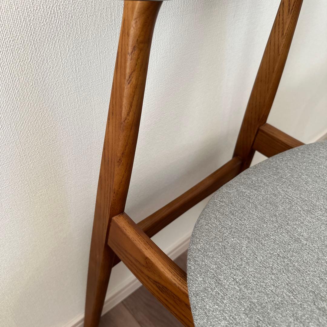 Noce チェアRY54ウォールナット/グレー　引き取り割引5000円