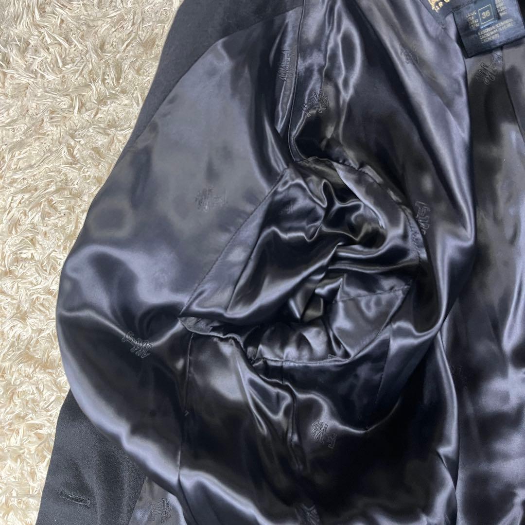 レア ESCADA 金ボタン カシミヤ100% エンブレム テーラードジャケット