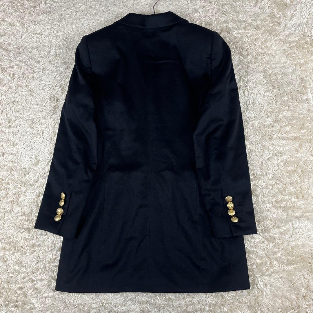 レア ESCADA 金ボタン カシミヤ100% エンブレム テーラードジャケット