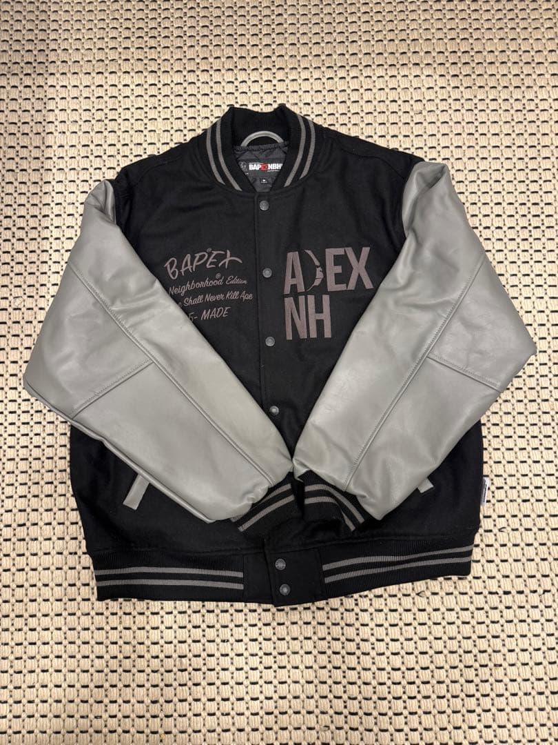 未使用　NEIGHBORHOOD x A BATHING APE jacket
