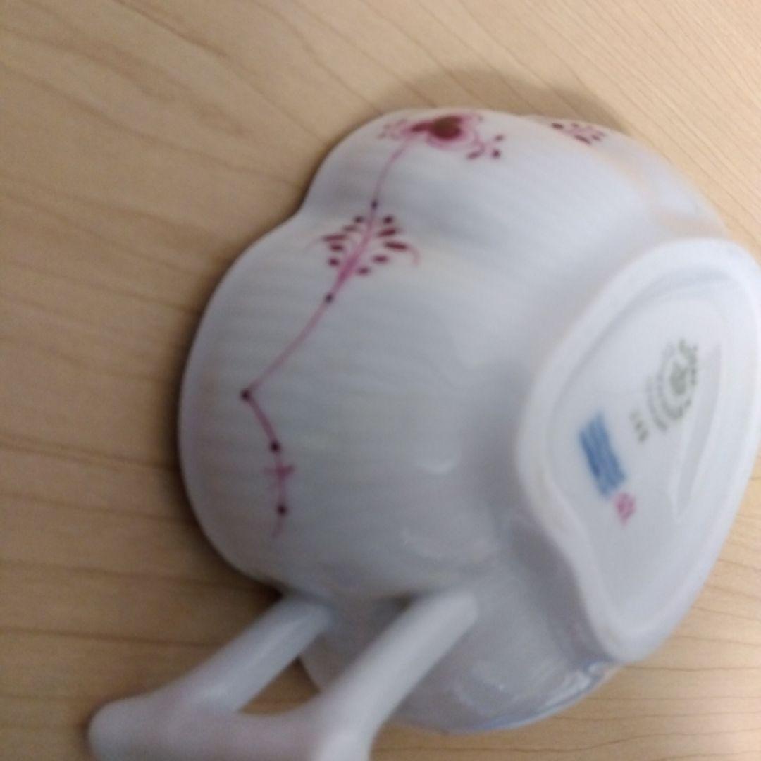 未使用　ロイヤルコペンハーゲン　パルメッテ　バーガンディ　オープンディッシュ