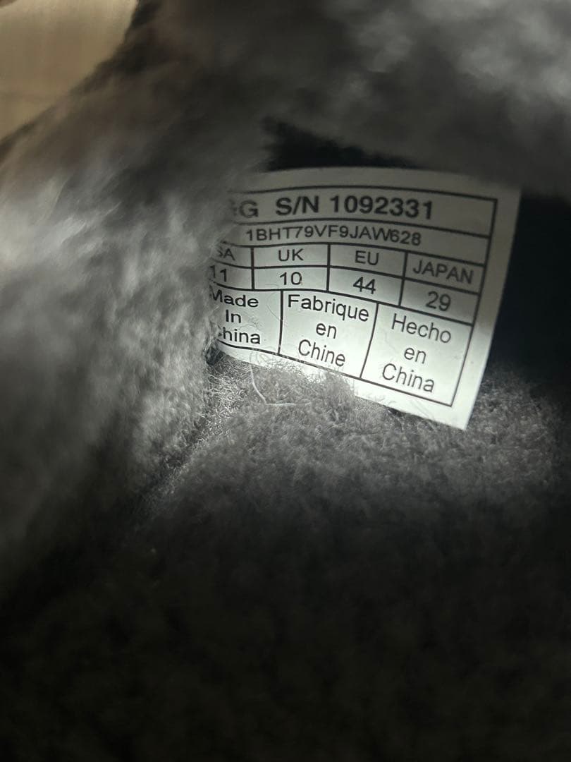 正規品 UGG アグ グレー モカシン M HENRICK TWINFACE