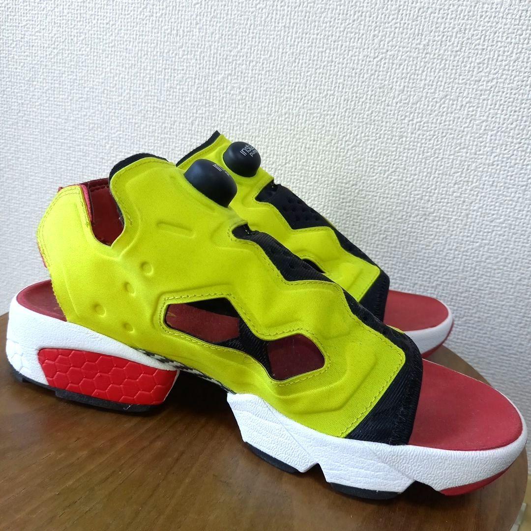 希少　リーボック　インスタポンプフューリーサンダル　　イエロー　レッド　26cm