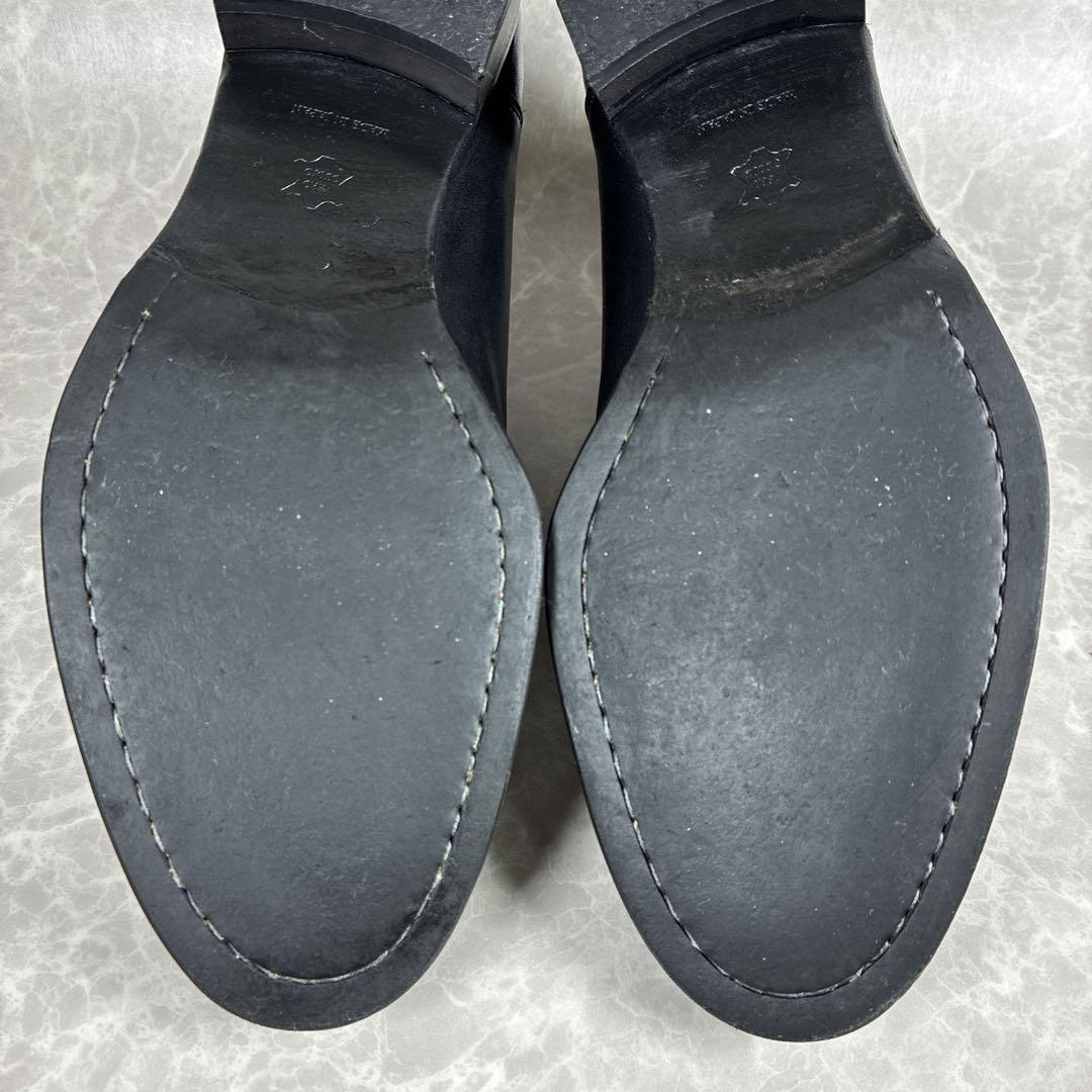 【美品】ユナイテッドアローズ サイドゴアブーツ 本革 黒 日本製 26.5cm