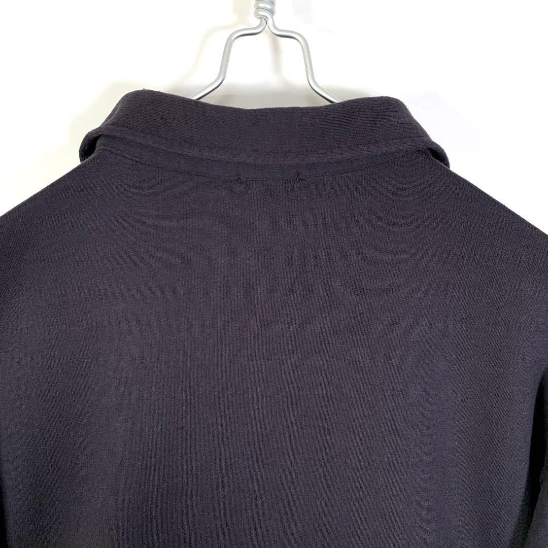 コモリ　ＣＯＭＯＬI コットン　シルク　ハーフジップ　ジャージ　プルオーバー