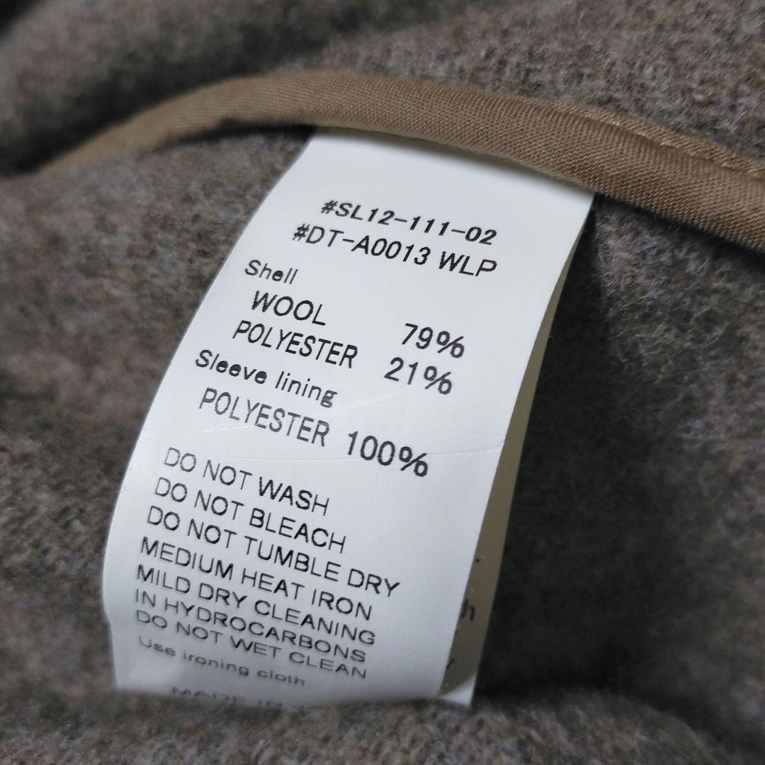 DANTON ダントン ウール ライト パイル ノーカラー ブルゾン