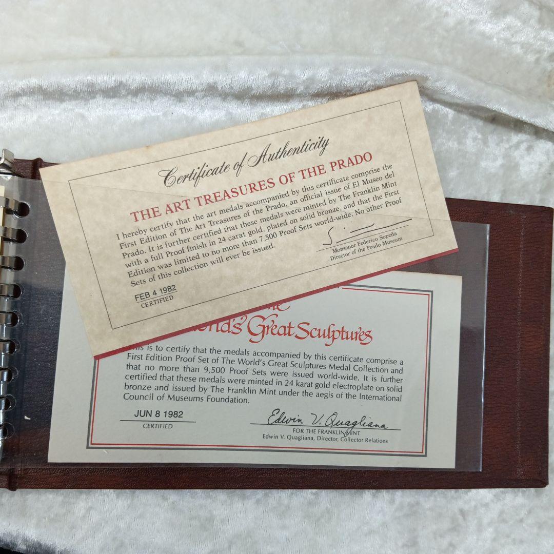 フランクリンミント ゴールドメダル セット 解説書付き 50枚