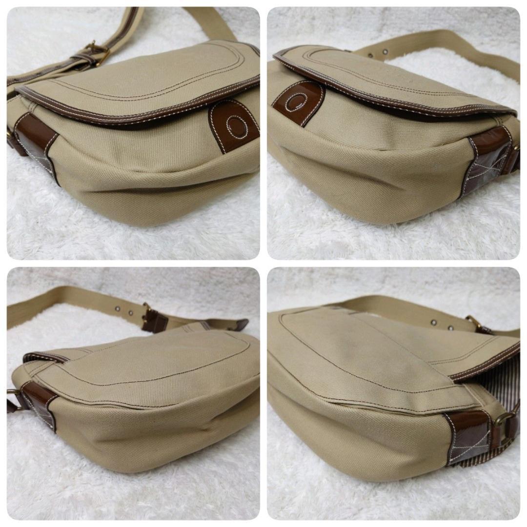 【美品】BURBERRY BLUE LABEL ショルダー ホースロゴ デカロゴ