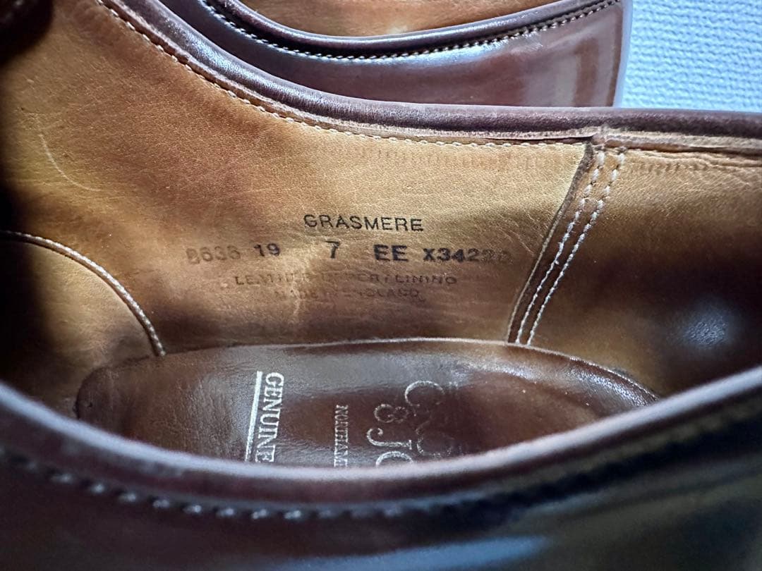 た*し様 【希少】コードバン　CROCKETT&JONES グラスミア　UK7