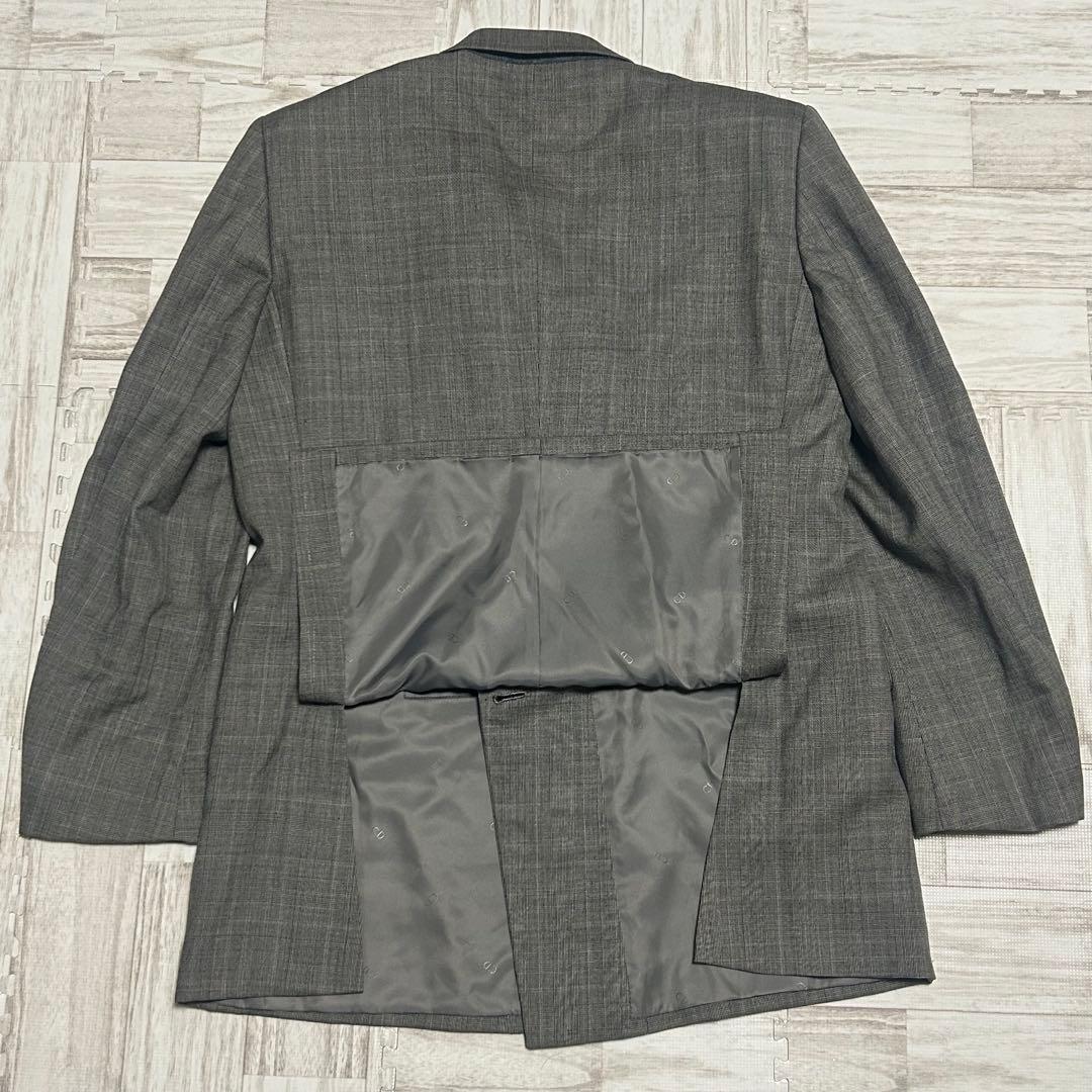 【美品】クリスチャンディオール　セットアップ　ダブル　グレンチェック　 L相当