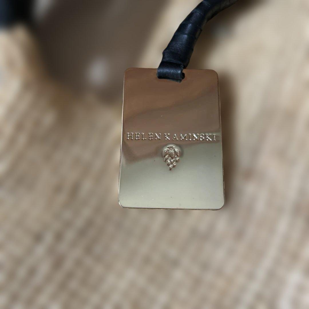 美品　ヘレンカミンスキー　ラフィアトートバッグ