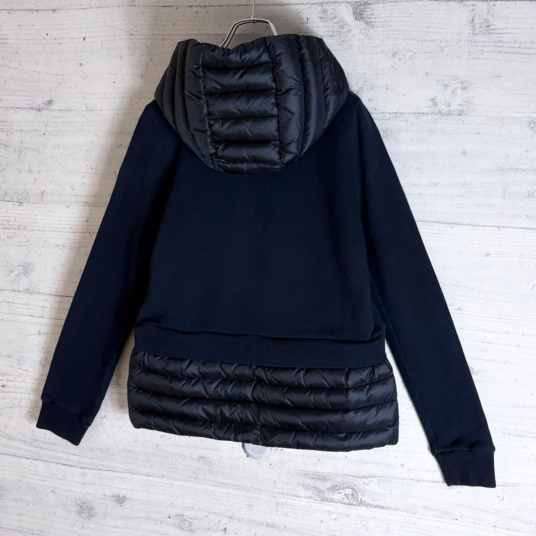 モンクレール マグリア カーディガン ダウン スウェット フード M