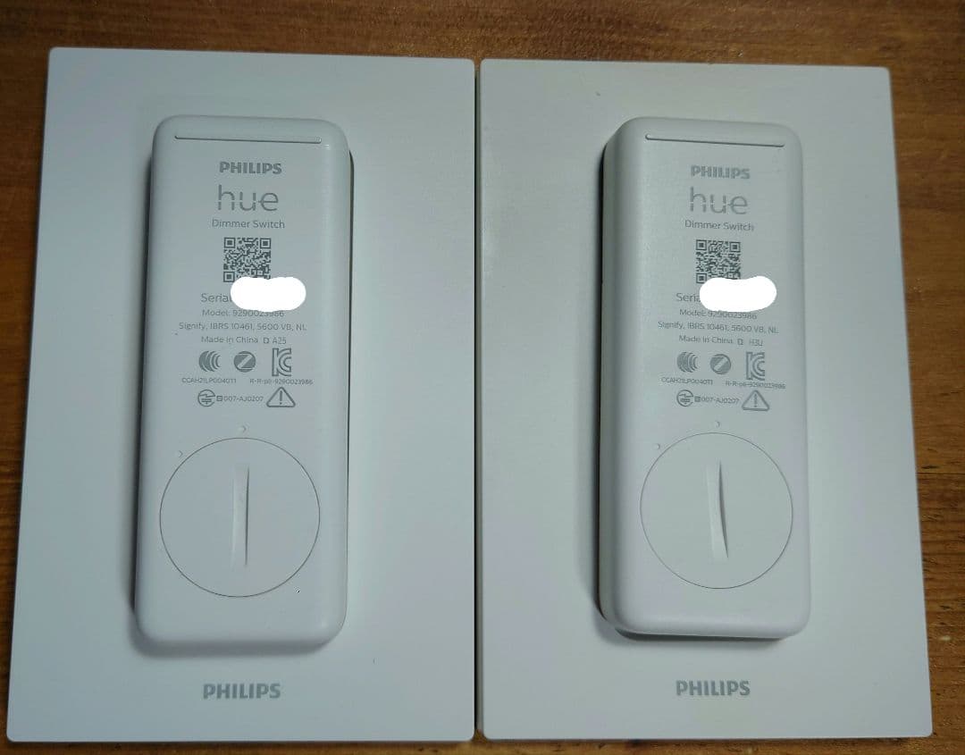 Philips Hue LEDバーライト×2＆ブリッジ×1＆ディマースイッチ×2