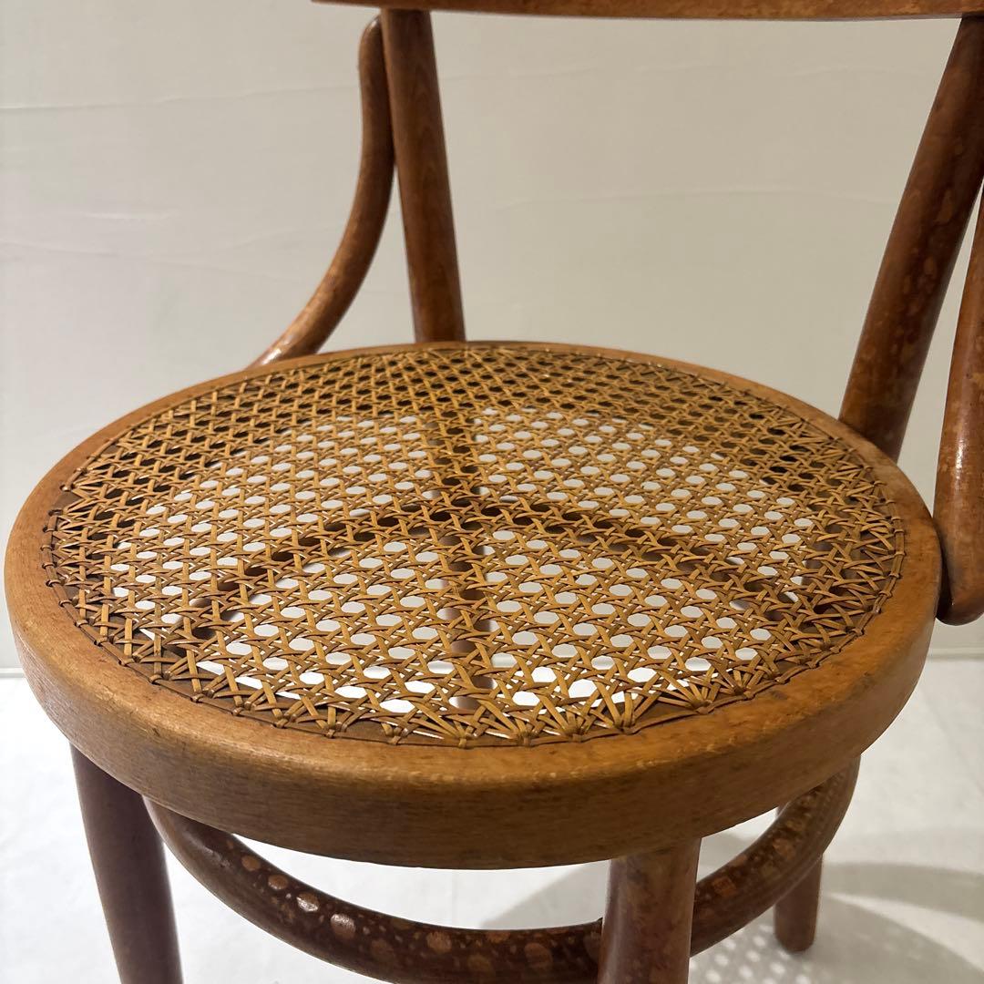 【幻の名作】オールドマルニ 伝説の銀行椅子 ベントウッドチェア 孔雀マーク