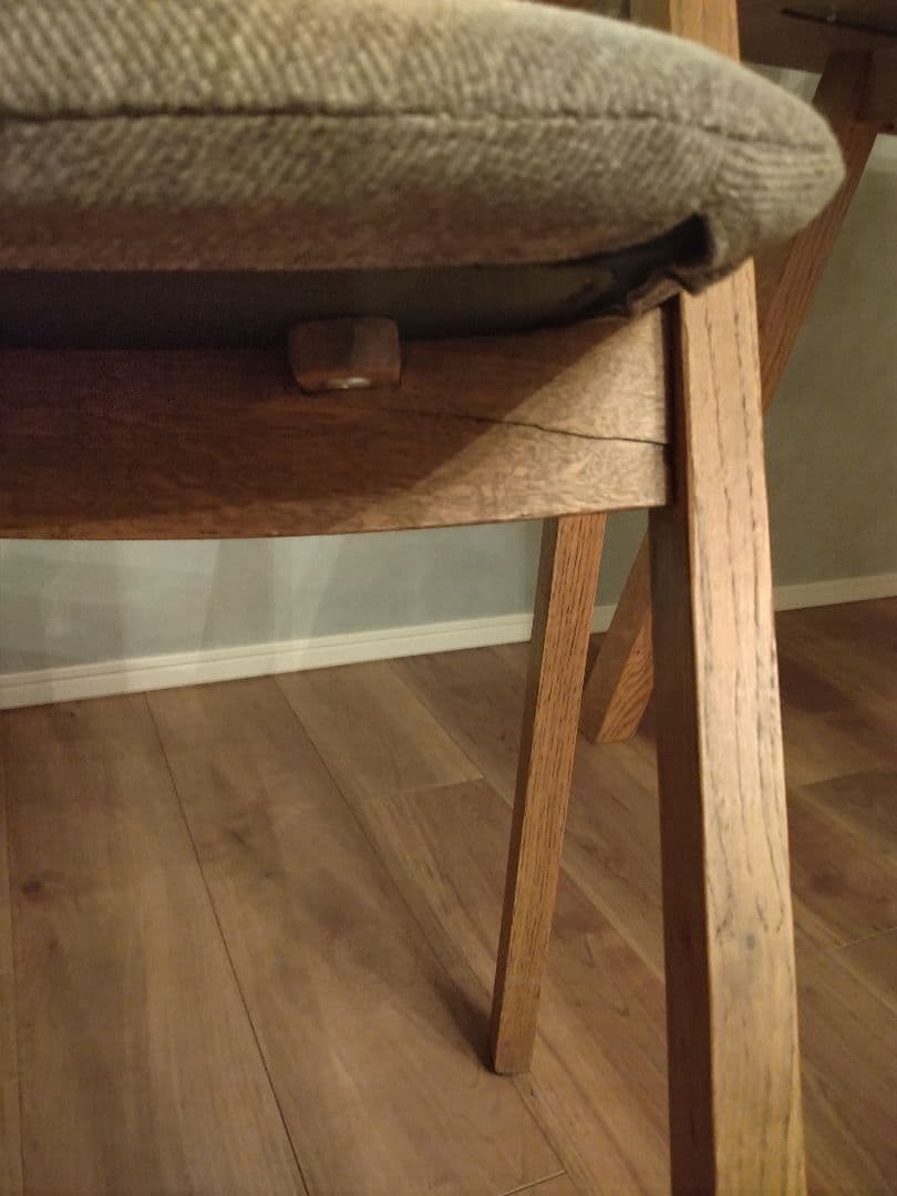 【値下げ】unico ELEMT(エレムト)チェア ブラウン①