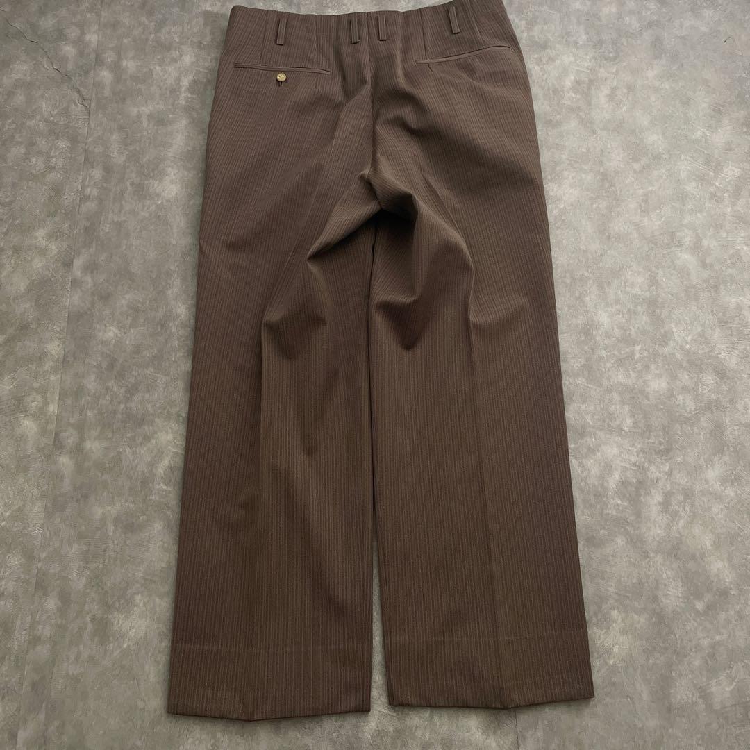 極上 イタリア製 Zegna 霜降りストライプスーツ×OLD GUCCIネクタイ