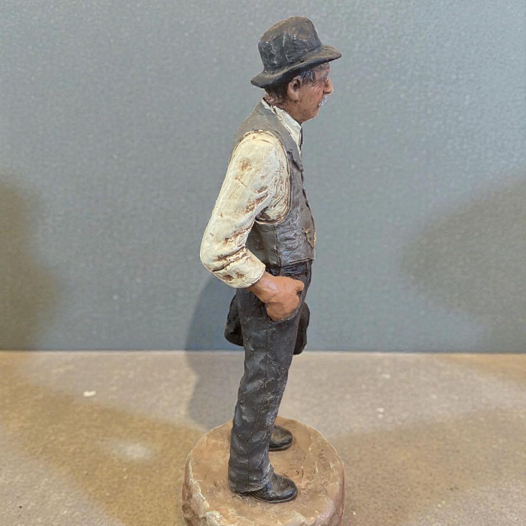 アメリカンインテリア　マイケルガーマン作　彫刻 アンティーク