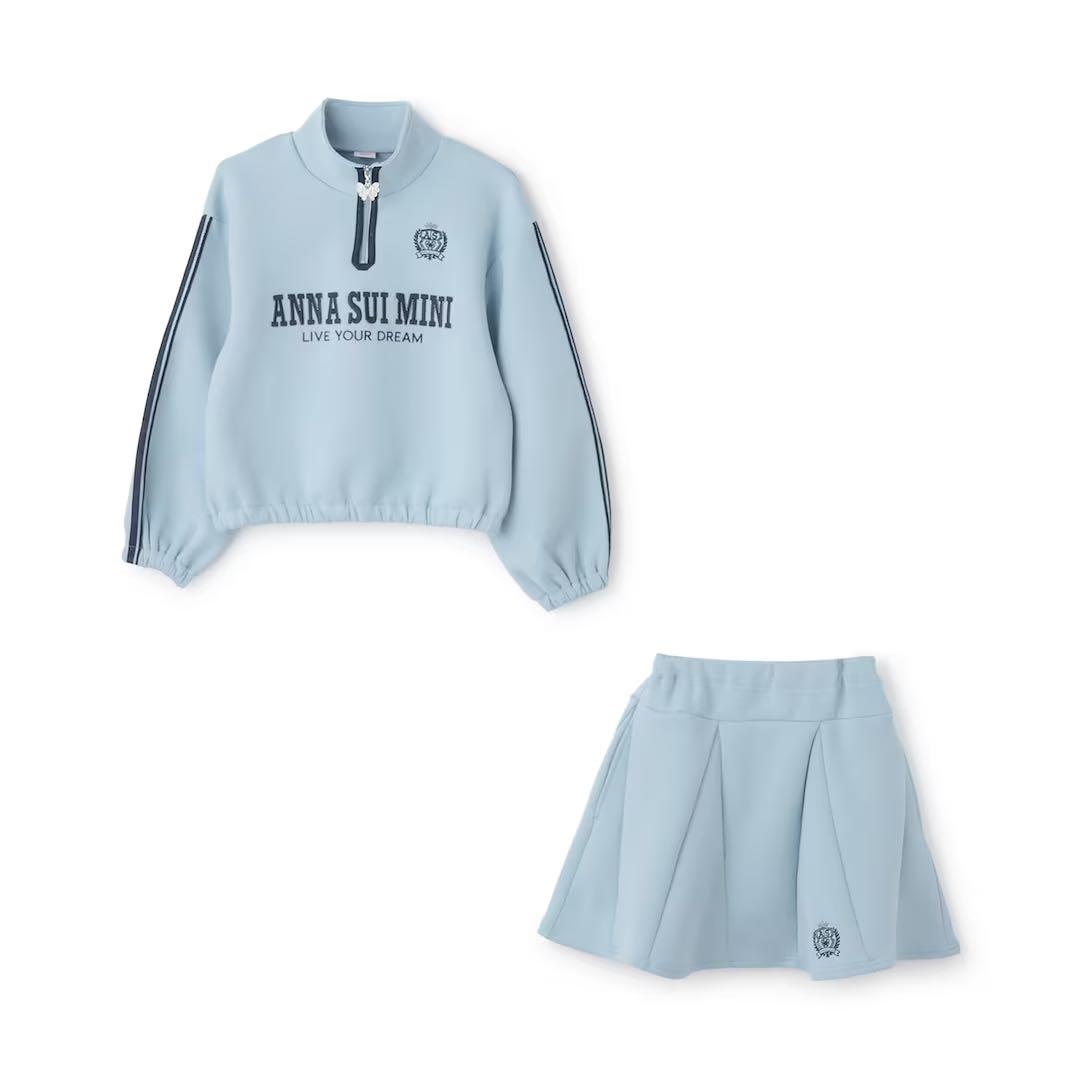 ゆ*と様 ANNA SUI mini セットアップ　ラベンダー　M(115-12