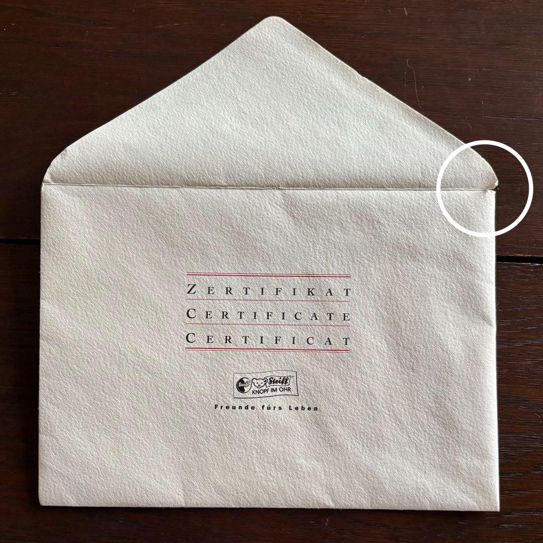 シュタイフ 100周年記念 センテナリーテディベア2002 限定品 グロウラー付