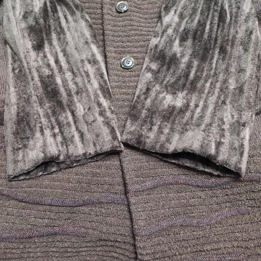 ✨美品✨セットアップ　コーデュロイ調　ニット　奇抜デザイン　カジュアル　おしゃれ