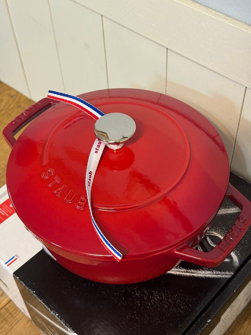 新品 ストウブ Wa-NABE L チェリー 20cm 40501-072