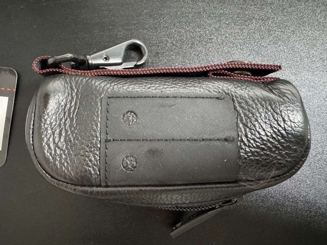 美品 BRIEFING BALL POUCH LE ゴルフ ボールポーチ レザー