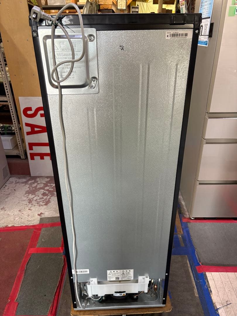 SHARP　2ドア冷蔵庫　2022年　179ℓ　SJ-18E2-B 分解清掃済み