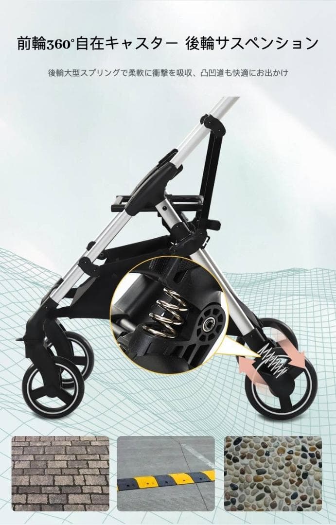 軽量アルミフレーム分離式ペットカート