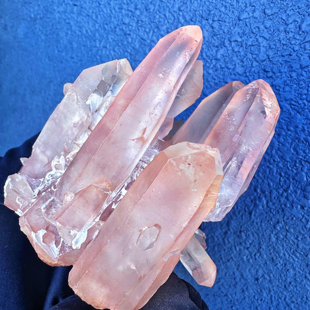 爆アレ❗️高品質❗浄化❗️超強いパワー ピンク♡ヒマラヤ クラスター天然石A1322