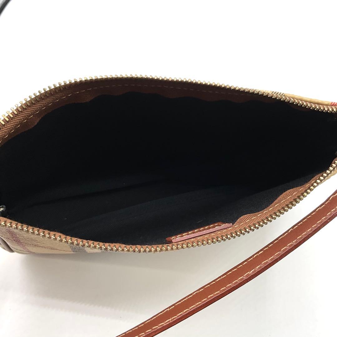 BURBERRY バーバリー ノバチェック ハンドバッグ ミニバッグ ベージュ