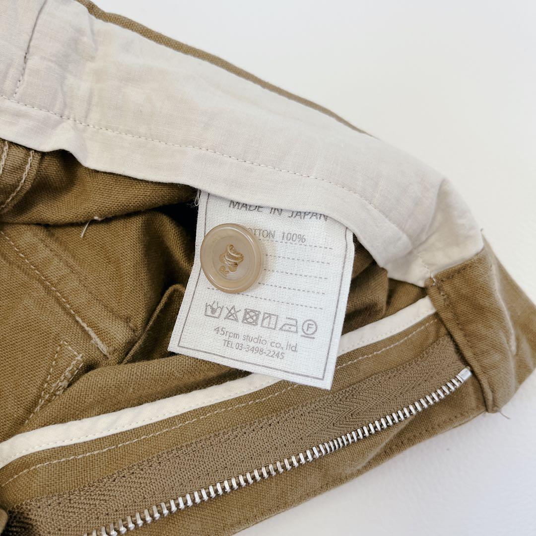 美品 ✨45R サードオックスDECK PANTS ズボン　カーキ